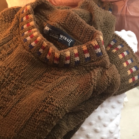 Oversized vintage boyfriend sweater fireplace - Picture 2 of 8